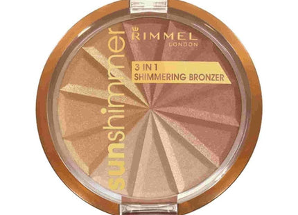 Rimmel Sun Shimmer Bronzer 3 in 1 - Gold Princess 001 | 9.9g
