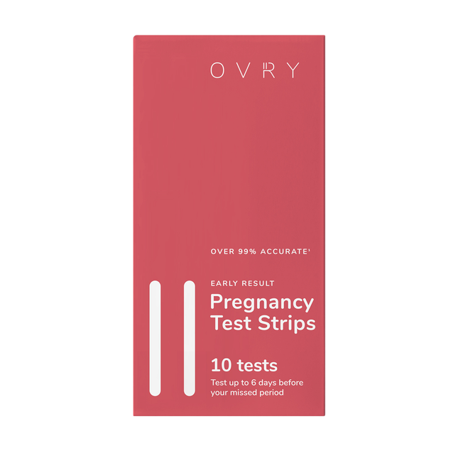 OVRY - Bandelettes de test de grossesse pour résultats précoces | 10 épreuves