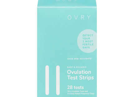 OVRY - Bandelettes de test d'ovulation et de grossesse | 28 épreuves