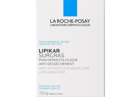 La Roche-Posay Lipikar Surgras Anti-Dryness Cleansing Bar Lipid-Enriched | 150 g