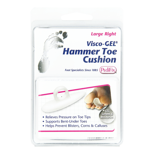 Pedifix - VISCO Gel Hammer Toe Cushion - Large Left | 1 Unit