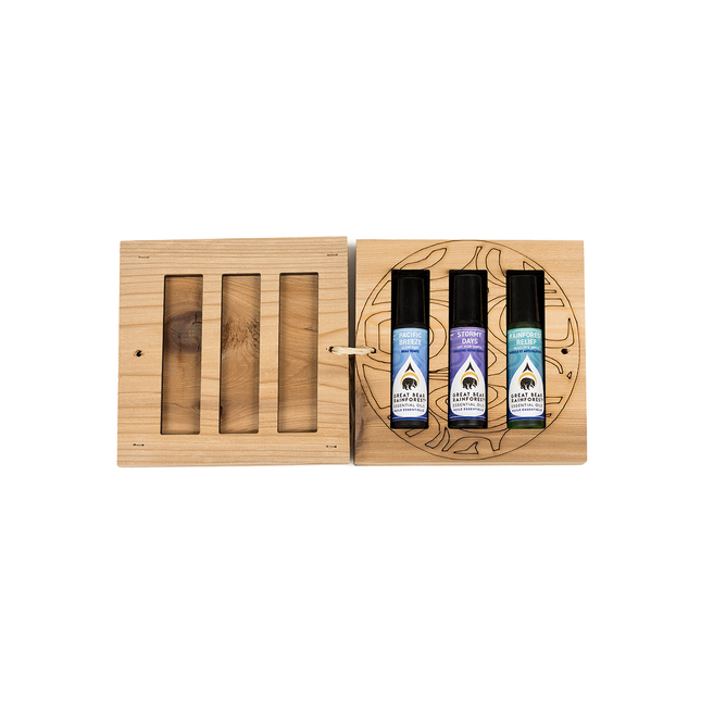 Great Bear Rainforest - Reclaimed Cedar Roll On Gift Set