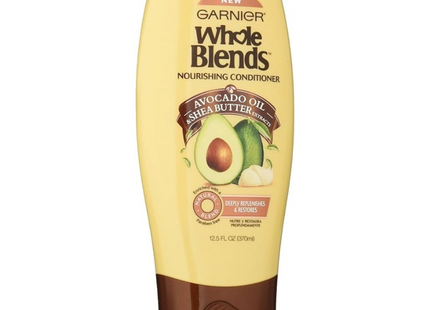 Garnier - Revitalisant nourrissant à l'huile d'avocat et au beurre de karité Whole Blends | 370 ml