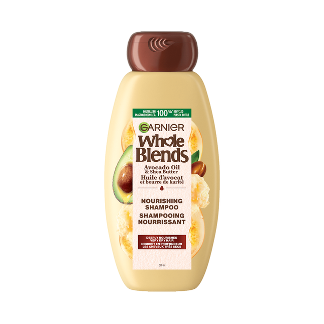 Garnier - Whole Blends Avocado Oil & Shea Butter Nourishing Shampoo | 370 mL