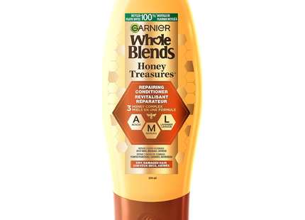 Garnier - Whole Blends Honey Treasures Repairing Conditioner | 370 mL