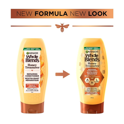 Garnier - Whole Blends Honey Treasures Repairing Conditioner | 370 mL