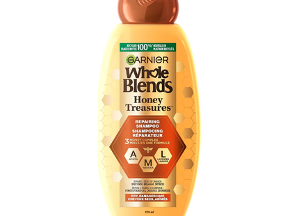 Garnier - Whole Blends Honey Treasures Repairing Shampoo | 370 mL