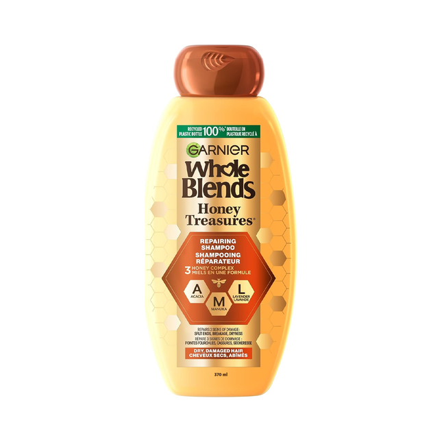 Garnier - Whole Blends Honey Treasures Repairing Shampoo | 370 mL