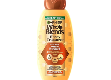 Garnier - Whole Blends Honey Treasures Shampoo | 650 mL