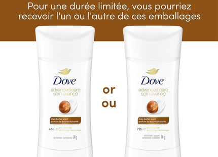Dove - Antisudorifique au beurre de karité Advanced Care | 74g