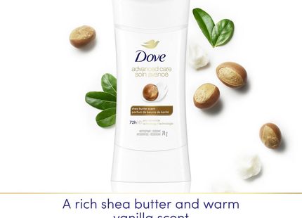 Dove - Antisudorifique au beurre de karité Advanced Care | 74g
