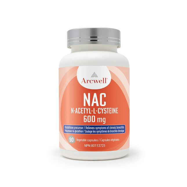 Arcwell - Nac N-Acetyl-L-Cysteine 600 mg | 90 Capsules