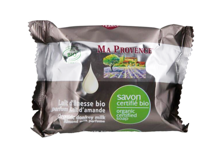 Ma Provence - Organic Donkey Milk Soap Bar, Nourishing Almond Scent | 75 g