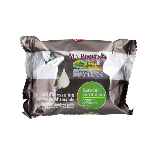 Ma Provence - Organic Donkey Milk Soap Bar, Nourishing Almond Scent | 75 g