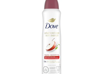 Dove - Antisudorifique en vaporisateur sec pomme et thé blanc | 107g