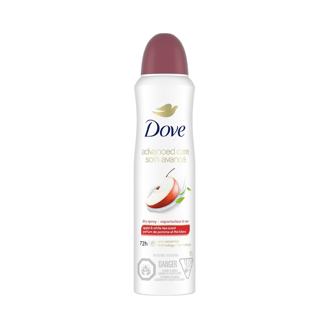 Dove - Dry Spray 72 Hour Antiperspirant, Apple & White Tea | 107 g