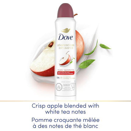 Dove - Dry Spray 72 Hour Antiperspirant, Apple & White Tea | 107 g