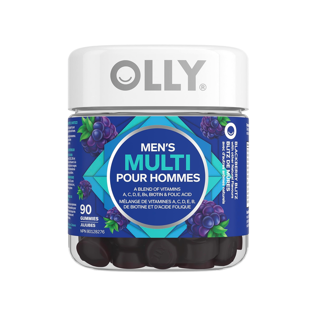 Olly - Multi pour hommes - Blackberry Blitz | 90 gommes