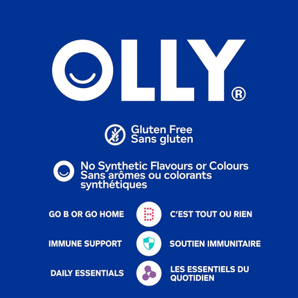 Olly - Multi pour hommes - Blackberry Blitz | 90 gommes