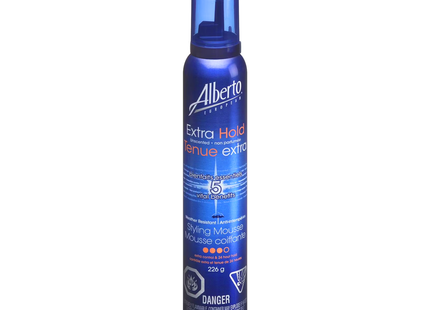 Alberto European - Mousse coiffante sans parfum, tenue extra | 226 g