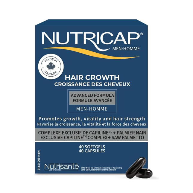 Nutricap - Men Hair Growth Advanced Formula | 40 Softgels