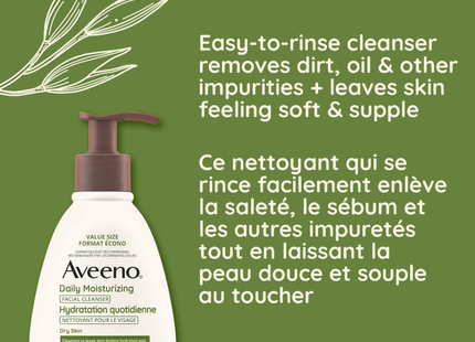 Aveeno - Nettoyant visage hydratant quotidien | 354 mL