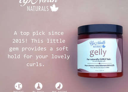Up North Naturals - Gelly pour cheveux naturellement bouclés | 236 ml