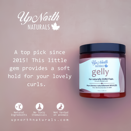 Up North Naturals - Gelly pour cheveux naturellement bouclés | 236 ml