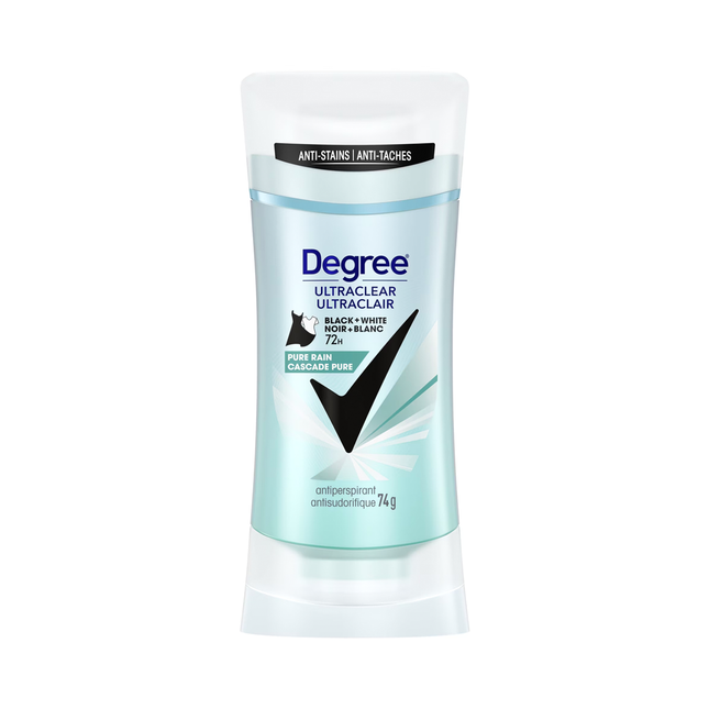 Degree - Ultraclear Black + White Anti-Stains Antiperspirant, Pure Rain | 74 g