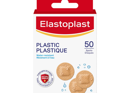Elastoplast - Plastic Water-resistant Bandages | 50 Spots