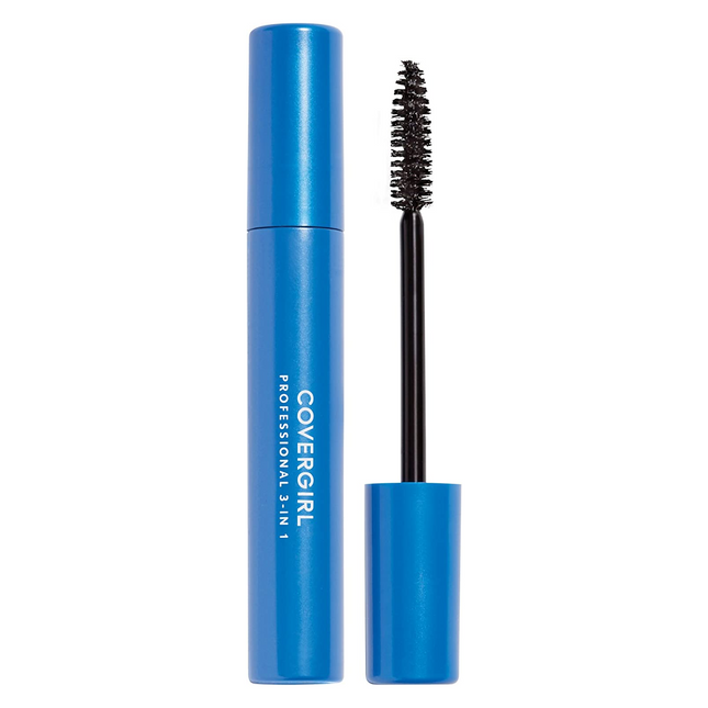 COVERGIRL - Brosse droite professionnelle 3 en 1 pour mascara - 200 Très Noir | 9 ml