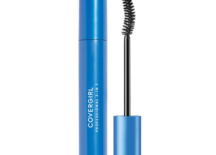 CoverGirl - Professional 3-in-1 Mascara Straight Brush - 205 Black | 9 mL