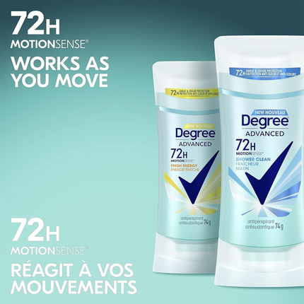 Degree - MotionSense Shower Clean Antitranspirant, Invisible | 74 g