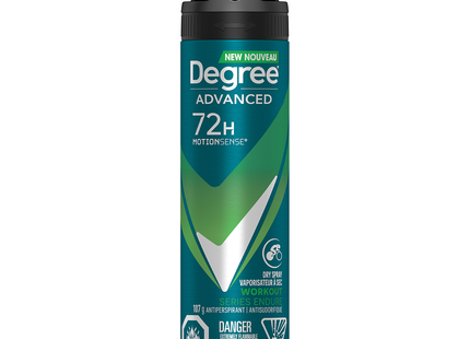 Degree - Advanced 72H Moition Sense Dry Spray - Workout | 107 g