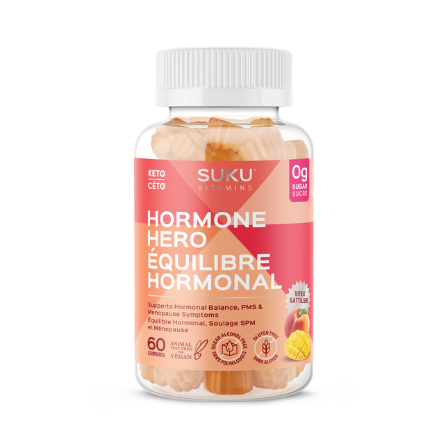 Suku Vitamins - Adieu SPM, Saveur pêche mangue | 60 Gélifiés