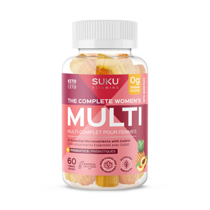 Suku Vitamins - The Complete Women's Multi Vitamin | 60 Gummies