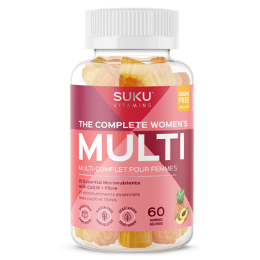 Vitamines Suku - Le multivitamine complet pour femmes | 60 gommes