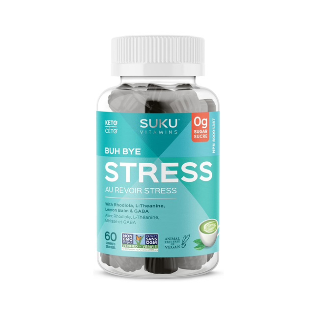 SUKU Vitamins - Buh Bye Stress | 60 Gummies