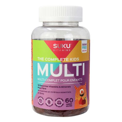 Vitamines Suku – La multivitamine complète pour enfants | 60 gommes