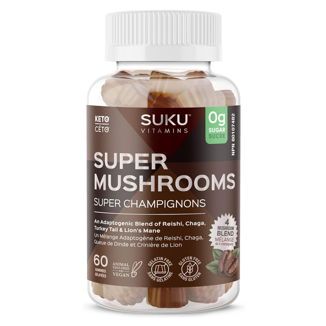 Vitamines Suku - Super Champignons | 60 gommes