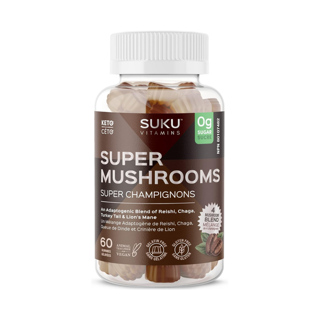 Vitamines Suku - Super Champignons | 60 gommes