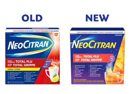 NeoCitran - Total Flu Ultra Strength Night - Lemon | 10 Pouches