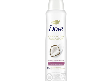 Dove - 48 H Dry Spray Antiperspirant - Caring Coconut Scent | 107 g