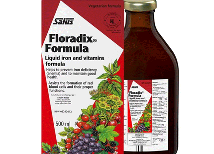 Salus - Floradix Formula Liquid Iron And Vitamins Formula | 500 mL