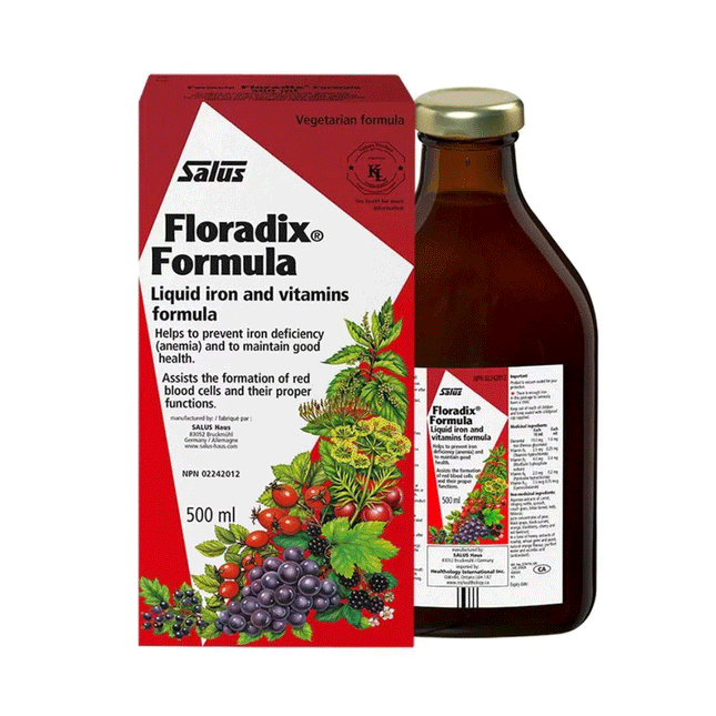 Salus - Floradix Formula Liquid Iron And Vitamins Formula | 500 mL