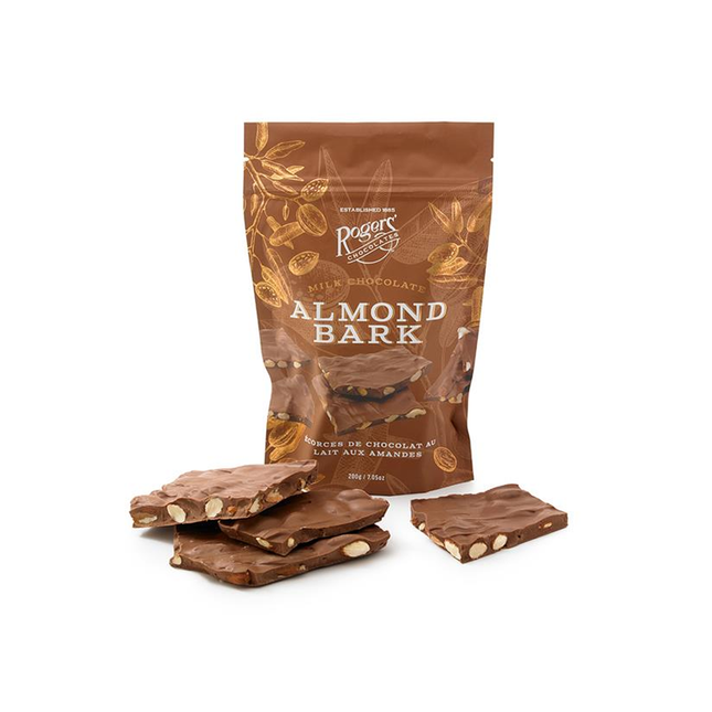 Rogers' Chocolates - Milk Chocolate Almond Bark | 200 g