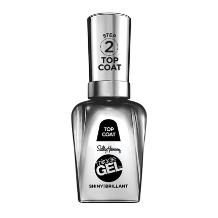 Sally Hansen - Miracle Gel Nail Polish - Get Mod & Shiny Top Coat | 2 x 14.7 mL