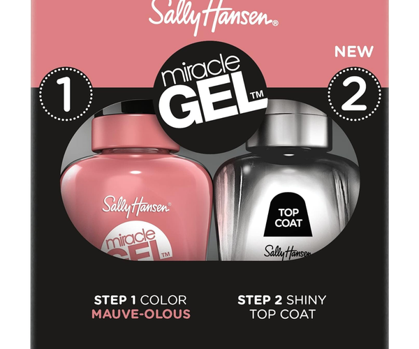 Sally Hansen Miracle Gel Nail Polish Duo Pack Mauve-lous