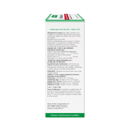 A.Vogel - Echinaforce traitement du rhume et de la grippe liquide avec sureau | 100 mL