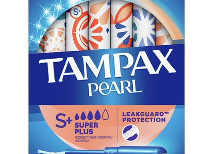 Tampax Pearl - Leakguard Protection - Super Plus Absorbency - Unscented | 18 Tampons